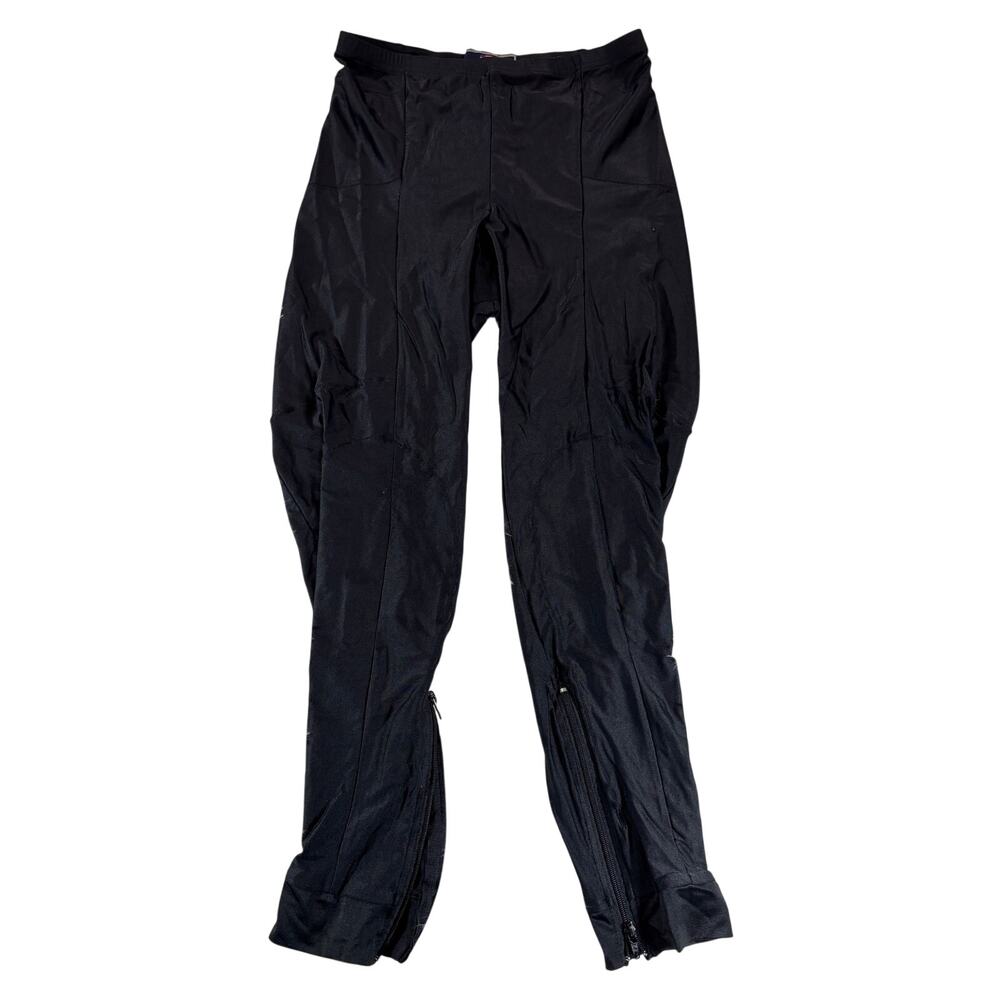 Motorcycle Compression Pants XL Black Base Layer Armor Pocket Riding Gear Bohn